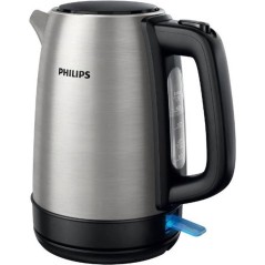 Philips Daily Collection 1.7L Stainless Steel Kettle - Stylish, Fast Boiling & Durable Design